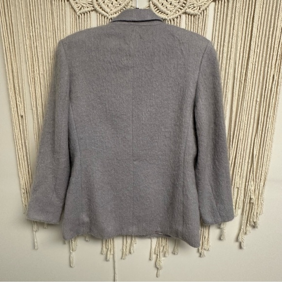 Vintage Nicole Summer lilac mohair wool blazer - Picture 6 of 8